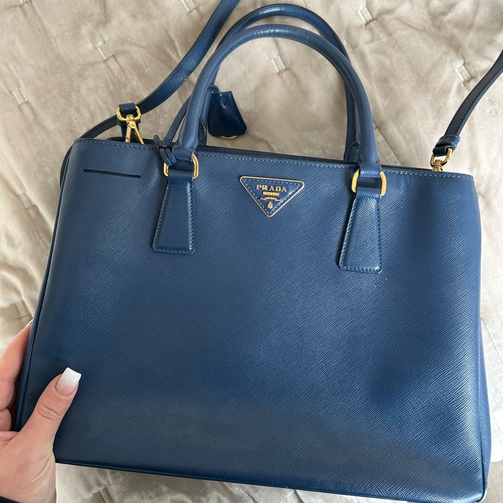 Prada Saffiano Luxe Gardener Tote